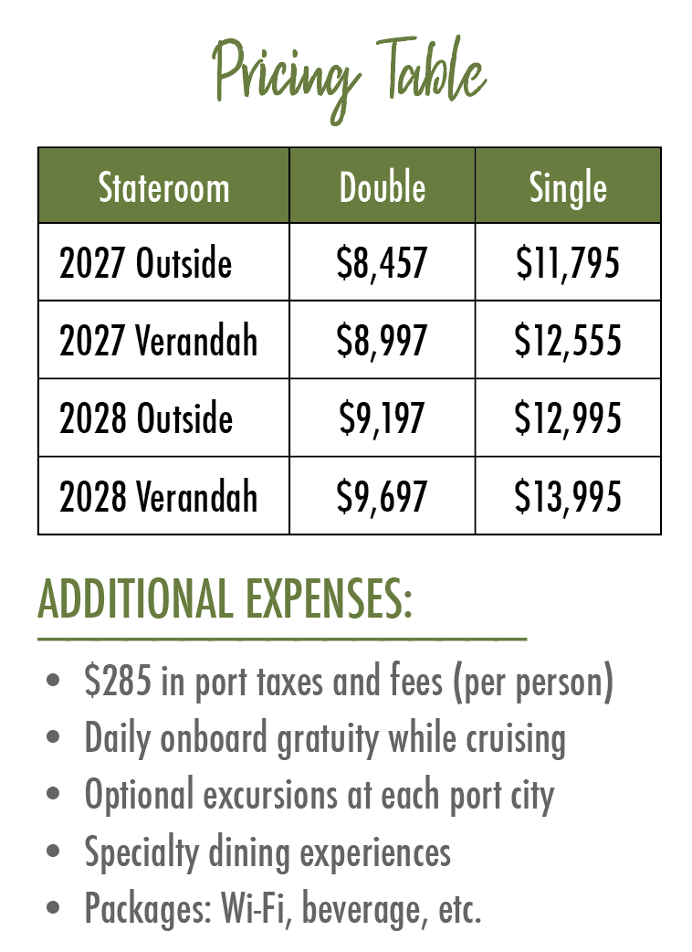 2027/2028 PRICING