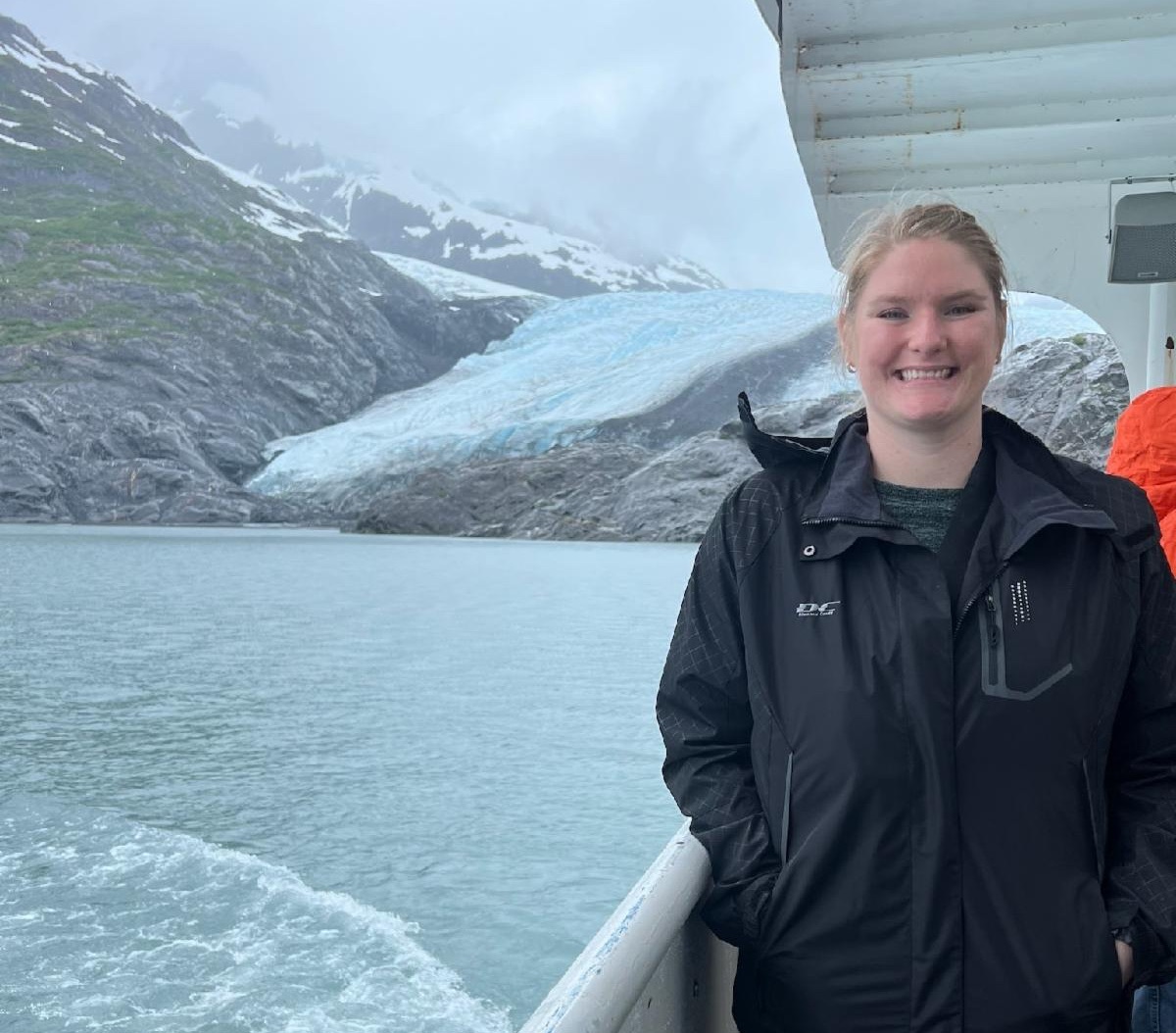 Laney Lovell during the Best of Alaska guided tour in Alaska